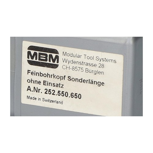Mbm 252.550.650 fine bore head L = 65mm New NFP - 第 1/7 張圖片