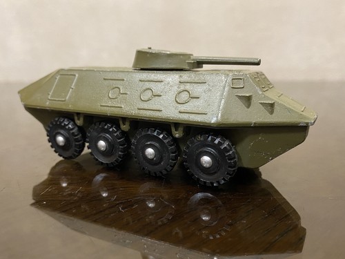 Vintage Soviet Army Military Tank BTR-60 WW2 Metal Tank Toy, 1980s - Picture 11 of 18