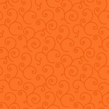 KimberBell Basics By Maywood Studio - Orange Scroll 8243-O2