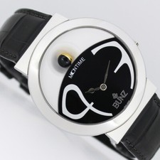 BUNZ MOONTIME 3 MONDPHASE MOON 40,5mm BOX PAPIERE UHR Ref. 37004420