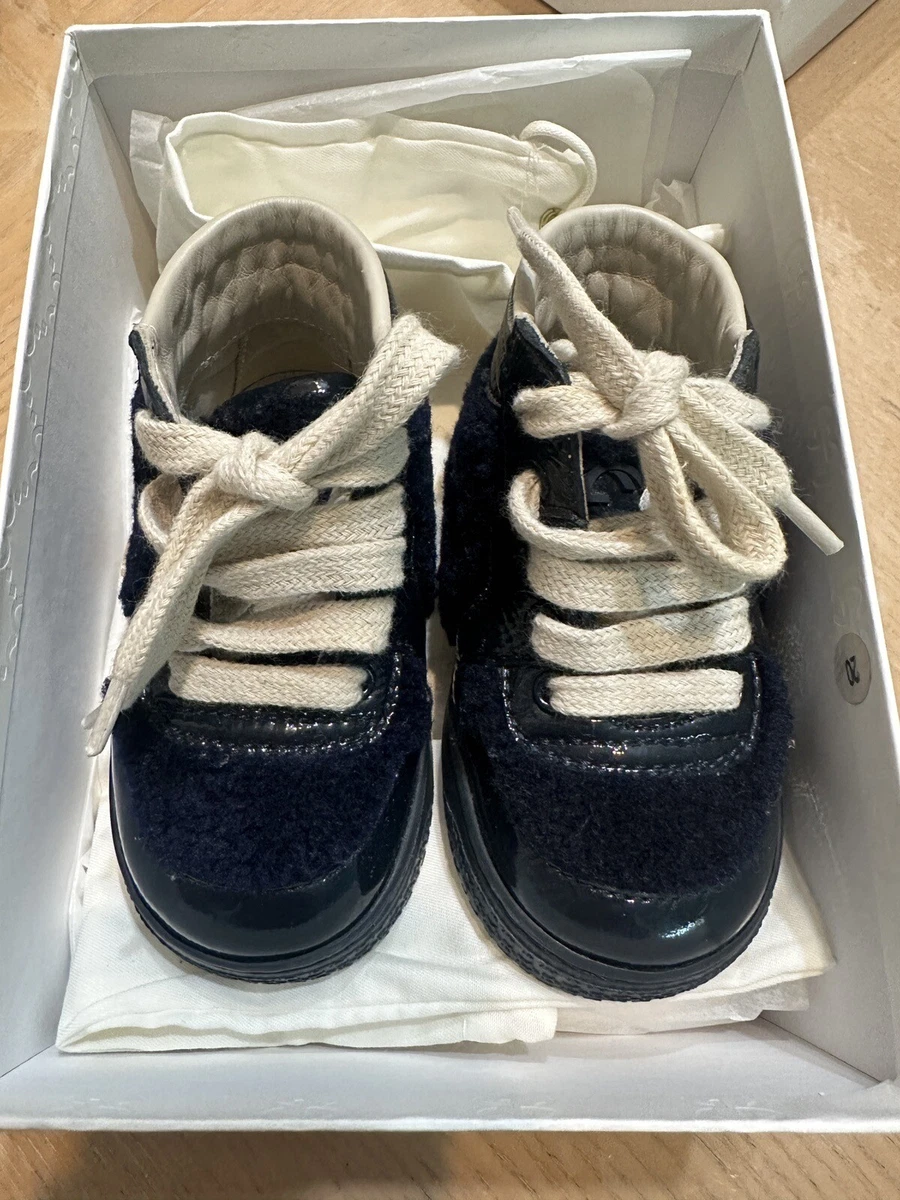 Uzufuri さん専用Gucci キッズレザースニーカー ネイビー⭐︎20cm Gucci Blue Baby Shoes for sale | eBay