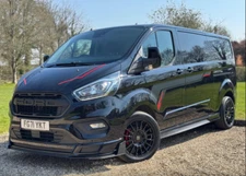 Ford Transit Custom Body Stripe Graphics Decals Any Logo 2012-2025