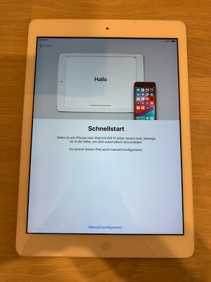 Apple iPad Air 1. Gen. 32GB, WLAN + Cellular (Entsperrt), 24,64 cm, (9,7 Zoll) -