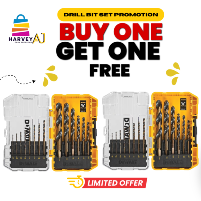 DeWalt DWA1184- 14 Piece Drill Bit Set with Case Yellow & Black (2