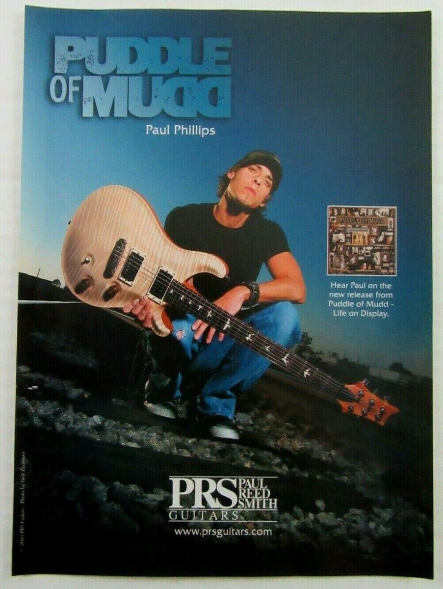 2004 PRS Paul Reed Smith Guitars PUDDLE OF MUDD Paul Phillips
