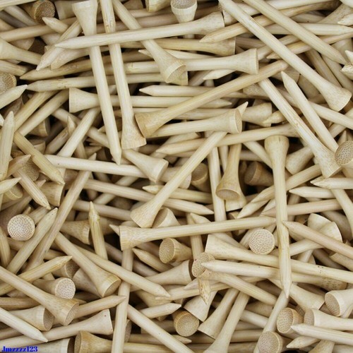 Bamboo Wooden Golf Tees 35mm, 42mm, 54mm, 70mm & 83mm FREE POSTAGE - Picture 5 of 11