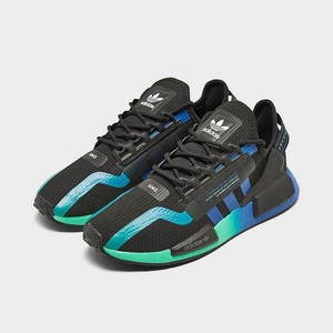 adidas nmd black blue white