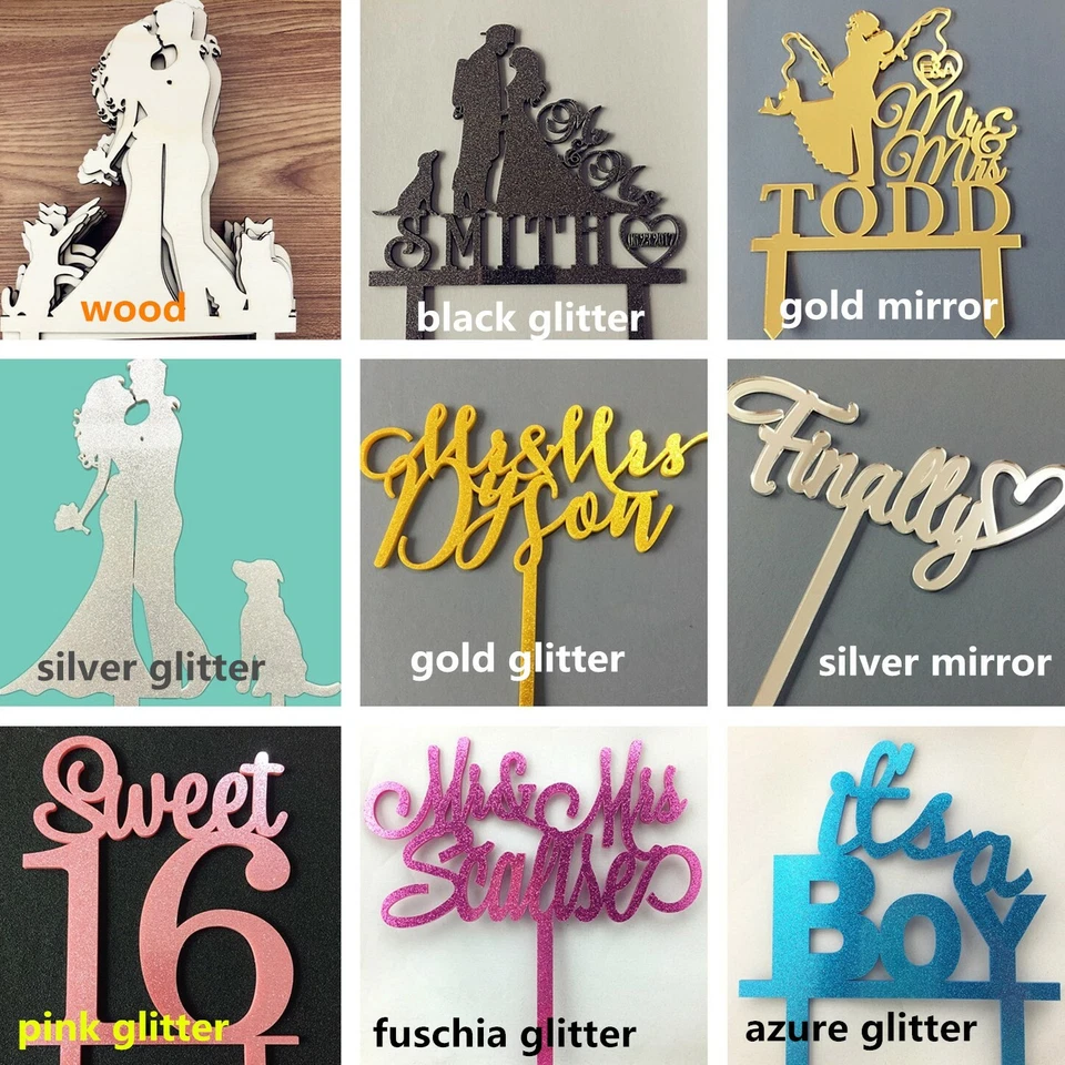 Personalized Life Tree Wedding Cake Topper Cowboy Party Cake Decoration Custom - Image 4 of 4