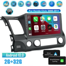 Android 13 2+32GB Car Stereo For Honda Civic 2006-2011 GPS Nav Radio WiFi FM RDS