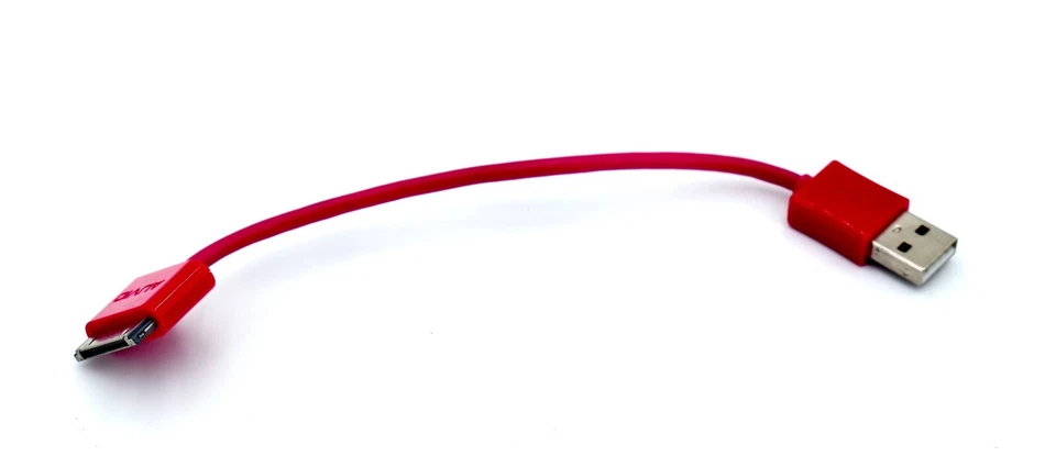 Sincronización/carga USB-A a 30 pines, rosa, 5" l, Auvio Foto 2 de 4