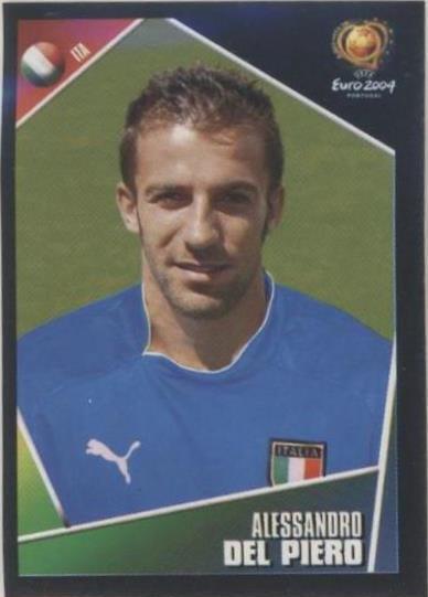 【N.Barrett氏デザイン】A・ピルロ ＃２１ イタリア代表 ２００４（H） 2004 Panini UEFA Euro 2004 - Alessandro Del Piero #236 for sale | eBay