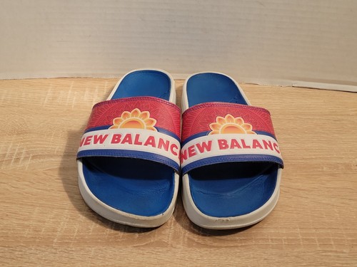 New Balance 200 David Sunflower Seeds Slides Size 7 Red And Blue | eBay