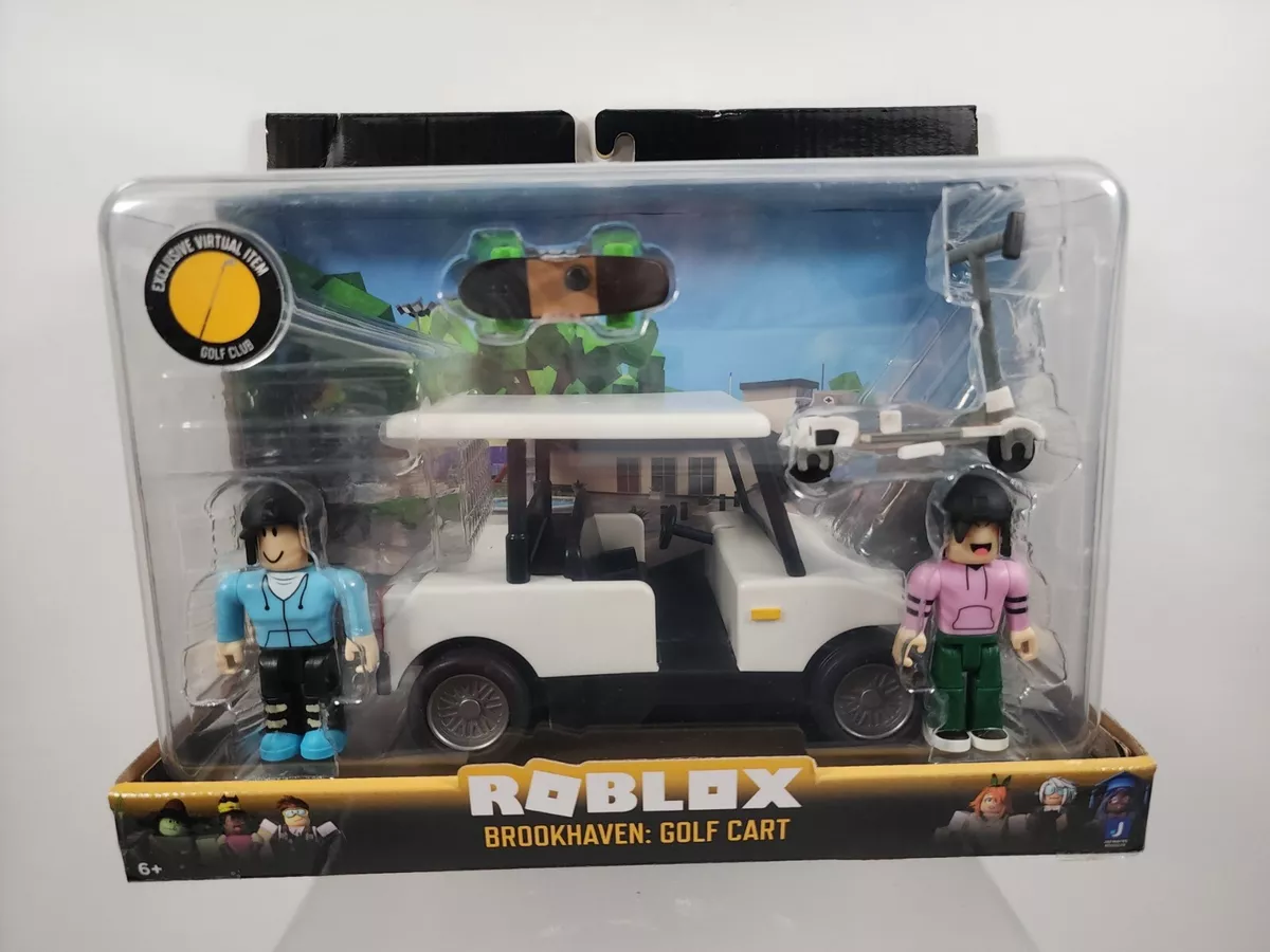 Carrinho Roblox Veículo Brookhaven: Golf Cart - com Acessórios