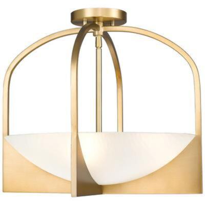 Z-Lite Devon 18 Inch Semi Flush Mount Devon - 1947SFS-MGLD - Transitional