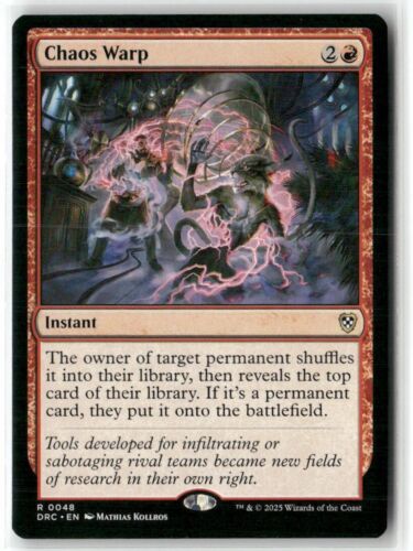 Chaos Warp Commander: Aetherdrift NM MAGIC MTG