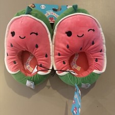 Squishmallows Toddler  Kids Boys or Girls Character Plush Slippers 4-5 NWT