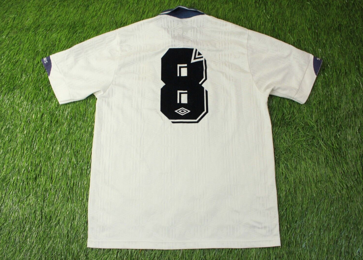 TOTTENHAM HOTSPUR # 8 1991/1993 PLAYER ISSUE FOOTBALL SHIRT JERSEY