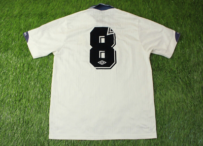 TOTTENHAM HOTSPUR # 8 1991/1993 PLAYER ISSUE FOOTBALL SHIRT JERSEY