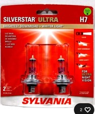 H7 Sylvania Silverstar Ultra Headlight Bulbs Twin Pack Brand New Genuine Unopen H7 Sylvania Silverstar Ultra Headlight Bulbs Twin Pack Brand New Genuine Unopen