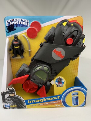 Imaginext DC Super Friends Ninja Armor Batmobile with BATMAN NEW  887961643862|