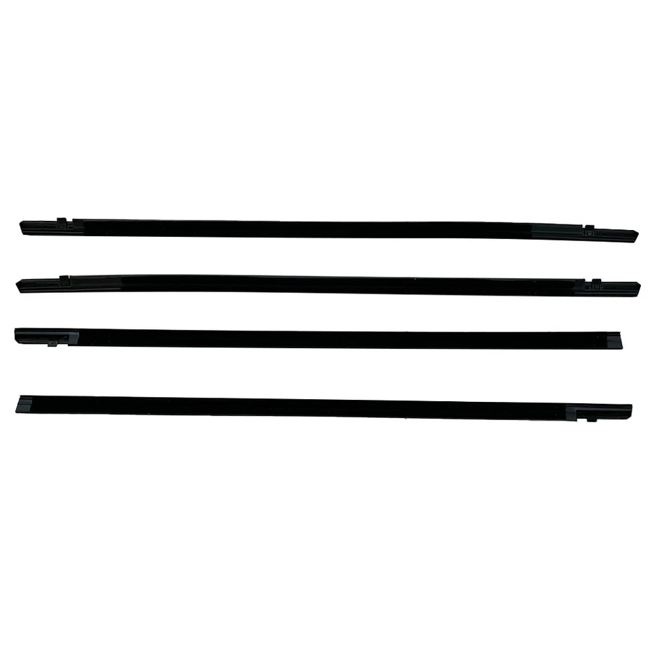 4PCS Weatherstrip Window Moulding Trim Seal Belt For Honda Civic Sedan 2016-2021 - Image 3 of 4