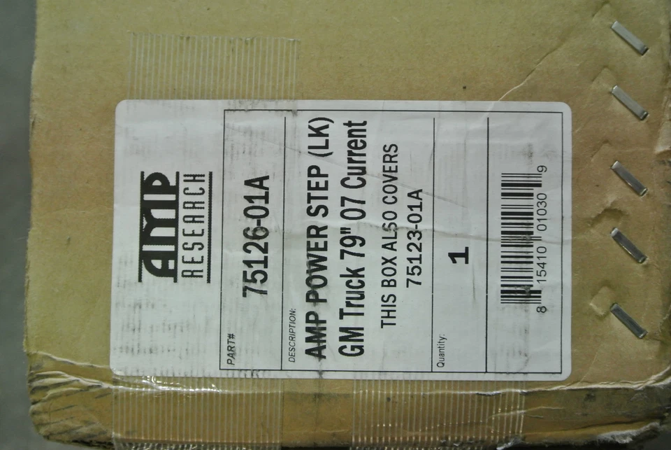 Amp Research Power Steps Chevrolet Silverado GMC Sierra, 2007-2013, 75126-01A - Image 2 of 3