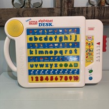 Vintage VTech Talking Little Smart Alphabet Desk - A B C  s Numbers Music  More