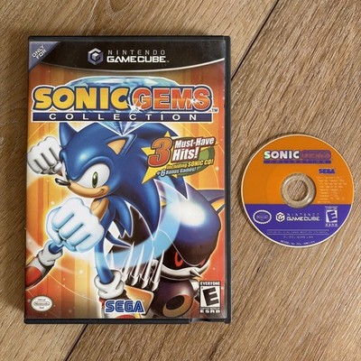 Sonic Gems Collection (Nintendo GameCube, 2005) NO MANUAL UNTESTED