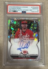 2023 Bowman Chrome Alfredo Duno Atomic Refractor Auto /100 PSA 10