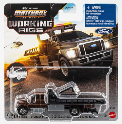 2026 Matchbox The Movie Working Rigs #2/2 Ford F-650 Rollback BROWN | FSC