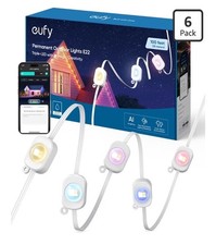 eufy Permanent Outdoor Lights E22, 100ft with 60 Triple-LED Lights, Smart