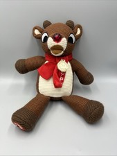 Dan Dee Rudolph The Red Nose Reindeer Plush, 12" Stuffed Animal, Toy.