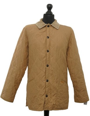 Barbour Herren Steppjacke Jacke S beige uni leicht