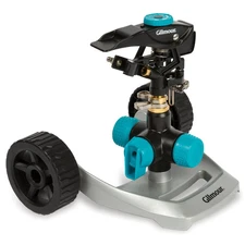 Heavy Duty Circular Water Sprinkler with Wheel Base, Rotating Sprinkler Head ...