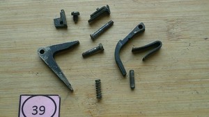 Original WWII Lee Enfield No4 Mk1 Rifle Sear Spring Parts W Springs Pins Screws
