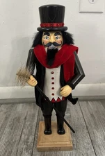 Nutcracker Village Circus Ring Master ? Chimney Sweeper Holiday Home Decor 15”