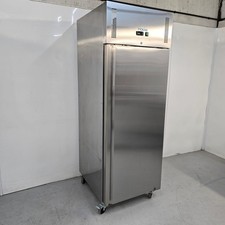 Upright Fridge Single 1 Door Stainless 650L Kitchen Chilled Commercial Cateri...