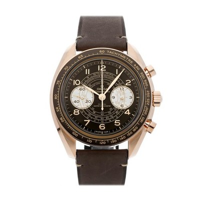 Omega Speedmaster Chronoscope Bronze Gold Manual 43mm Watch 329.92.43.51.10.001