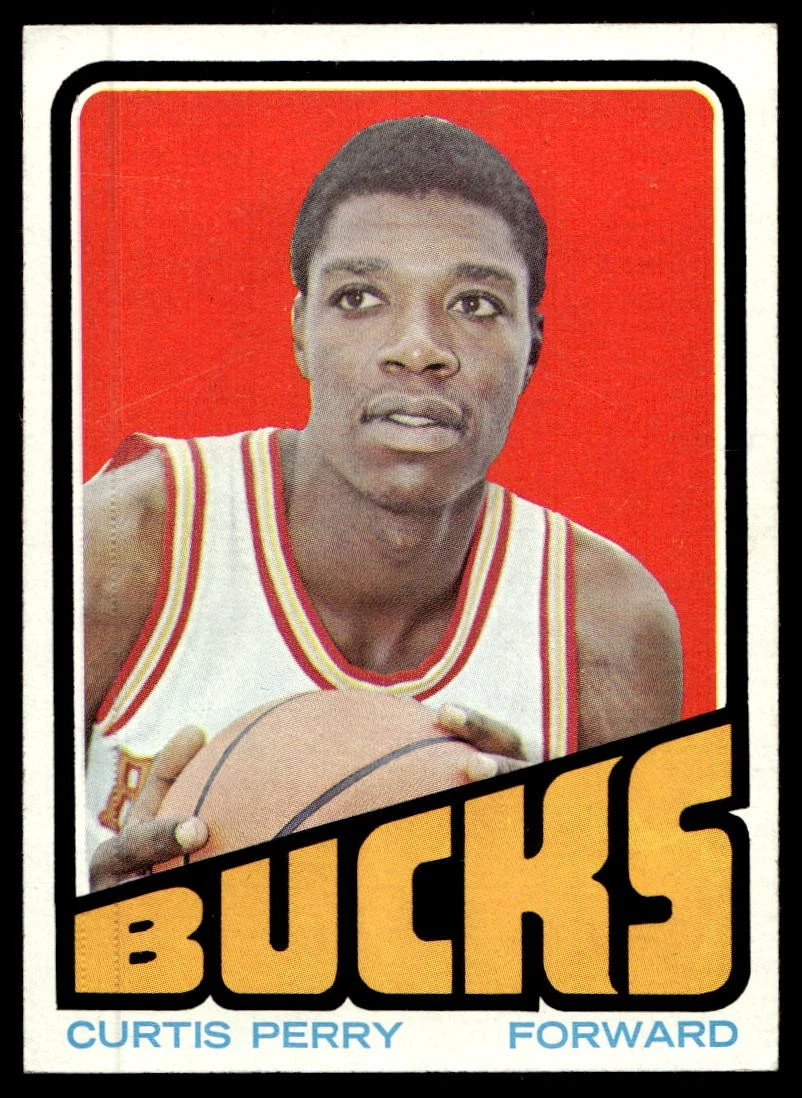 1972-73 Topps #4 Curtis Perry Milwaukee Bucks EX-EXMINT
