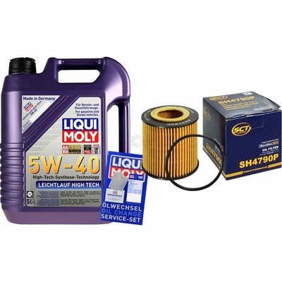 INSPEKTIONSKIT FILTER LIQUI MOLY ÖL 5L 5W-40 für VW Polo 9N_ 1.2 12V 6R_ Fox