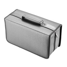 alavisxf xx CD Case, 160 Capacity Nylon Protective Disc Organizer for Car
