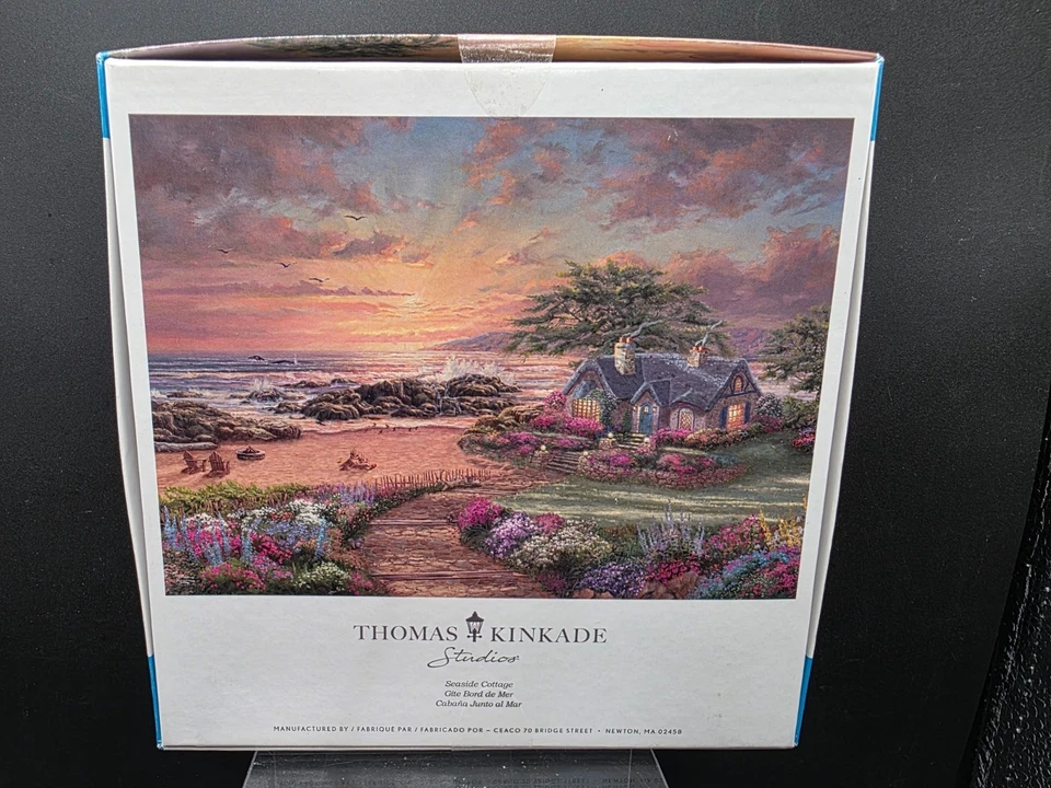 Rompecabezas Thomas Kinkade Studios Seaside Cottage 1000 piezas con poste adicional Foto 4 de 4