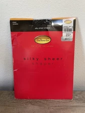 Talbots Size B Black Sandaltoe Silky Sheer Shaper Pantyhose  1 Pair