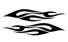 Tribal Flames Vinyl Decal Window Truck Sticker Motorcycle Pinstripe Jdm Euro Tribal Flames Vinyl Decal Window Truck Sticker Motorcycle Pinstripe Jdm Euro