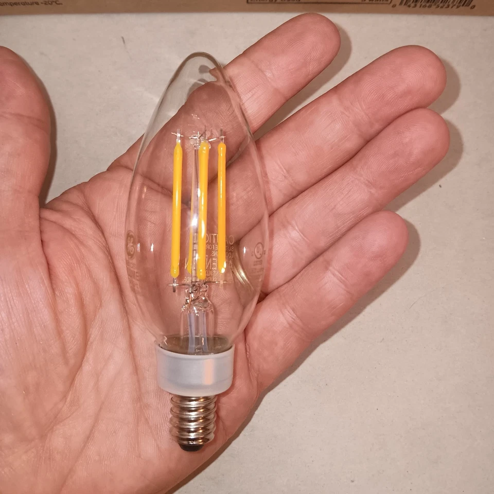 New 24-Pack GE Decorative Candle LED B11c , Non-dimmable - Image 4 of 4