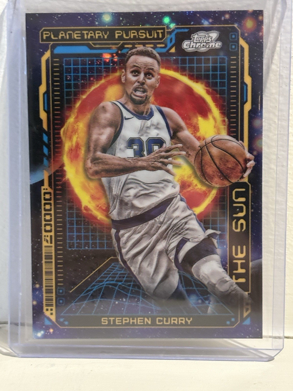 2023-24 Topps Cosmic Chrome - Planetary Pursuit Stephen Curry #PPS-2 Sun