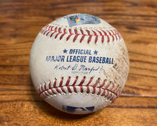 Bryan Abreu Astros Game Used STRIKE OUT Baseball 8/27/2025 vs Rockies K #433