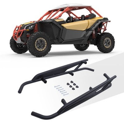 NIXFACE X3 Rock Slider Nerf Bars Tree Kicker Kit Fit for 2017-2024 Can Am Mav...