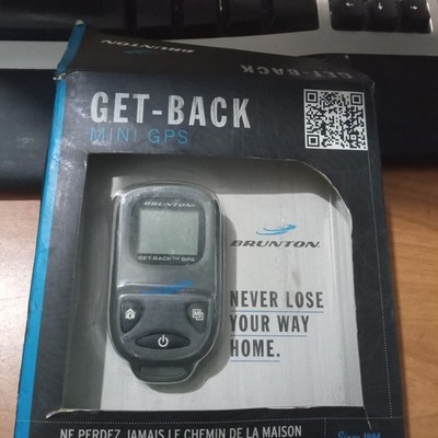 Brunton Get Back Mini GPS, Pocket size, Portable, Hike, Backpack, Cycling, Walk