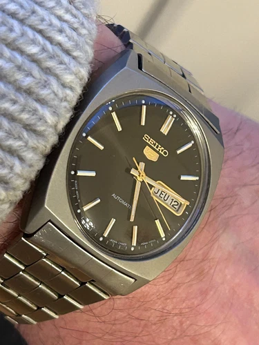 Vintage 1980s SEIKO 5 Automatic Gents Watch, Ref 6309-848A (B701)